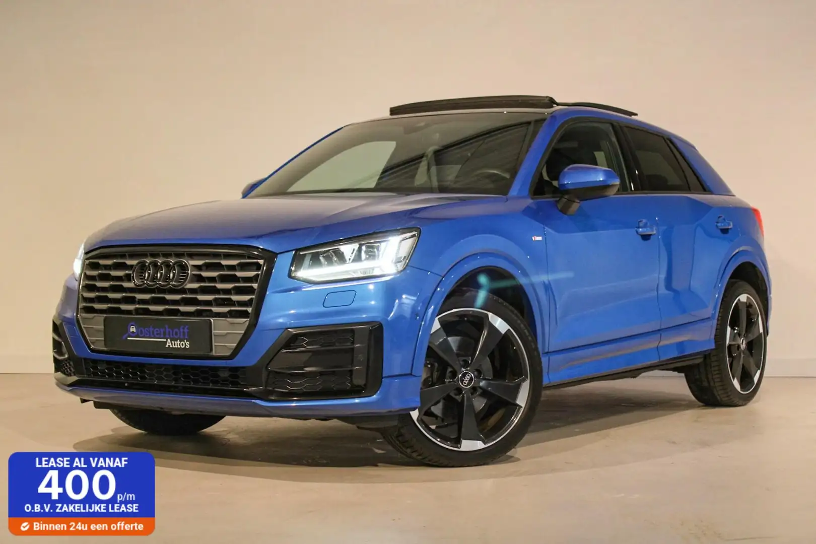 Audi Q2 1.4 TFSI CoD Sport Pro Line S Blauw - 1