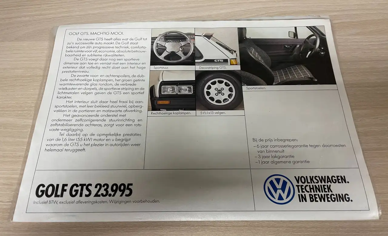 Volkswagen Golf 2 1.6 GTS Special Edition - Origineel NL-Auto, foto 3