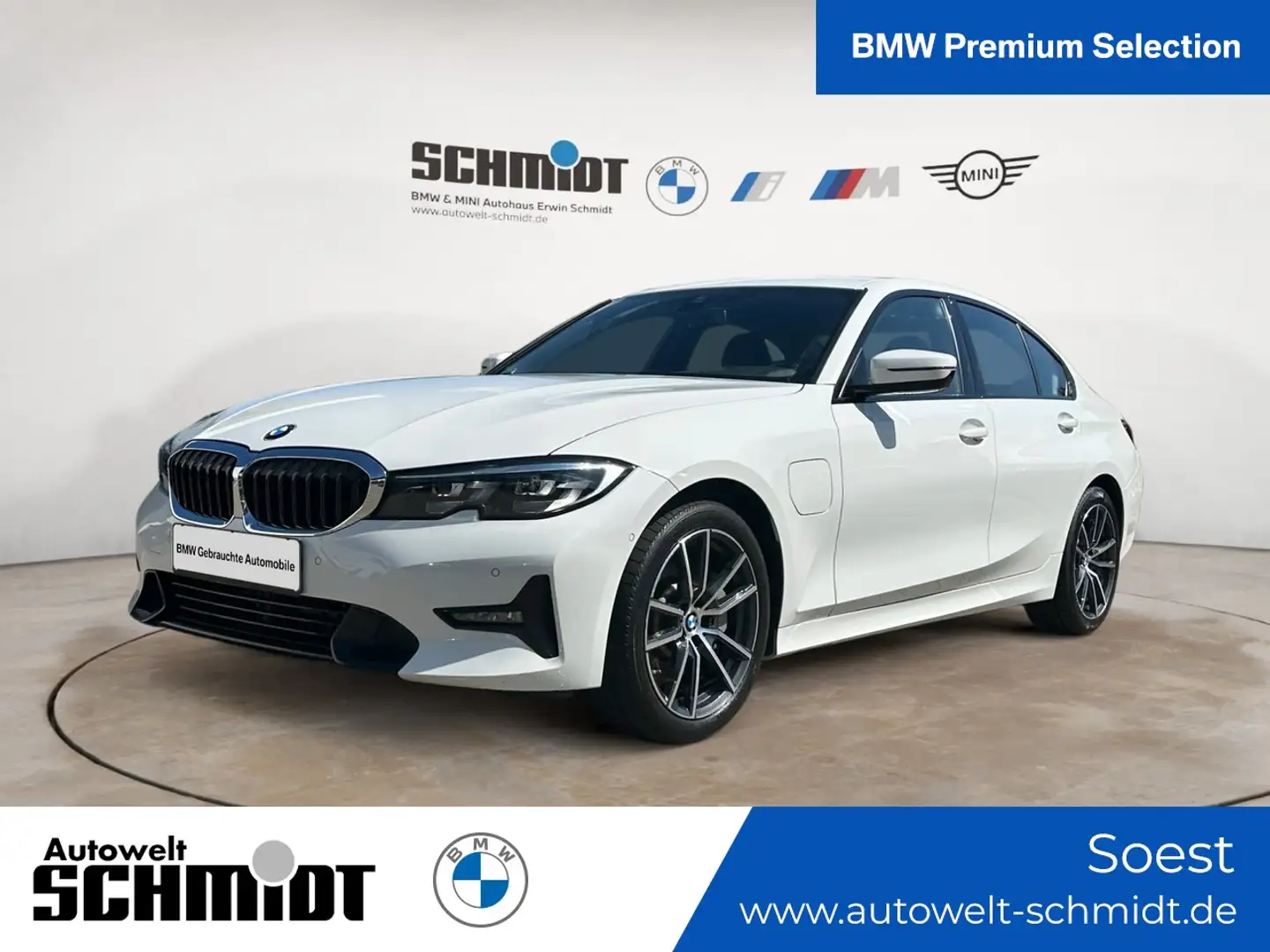 BMW 330 e Sport Line + 2Jahre-BPS.-GARANTIE Weiß - 1