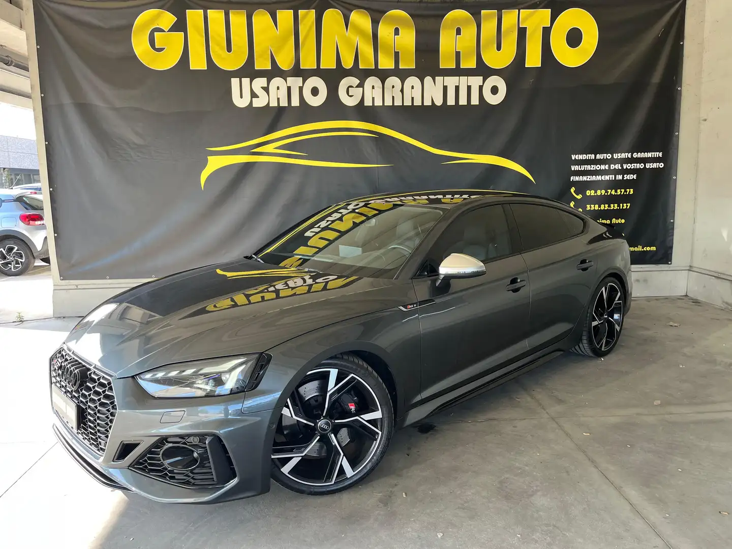 Audi RS5 A5 II 2020 Sportback 2.9 tfsi 4x4 450cv tiptronic Grigio - 1