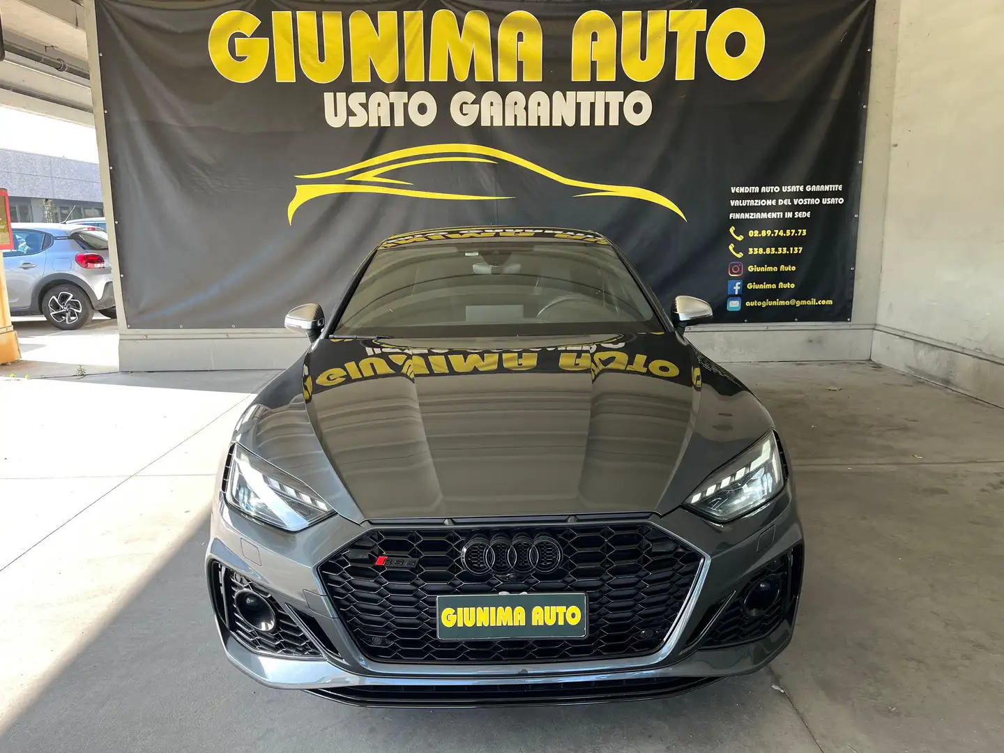 Audi RS5 A5 II 2020 Sportback 2.9 tfsi 4x4 450cv tiptronic Grigio - 2