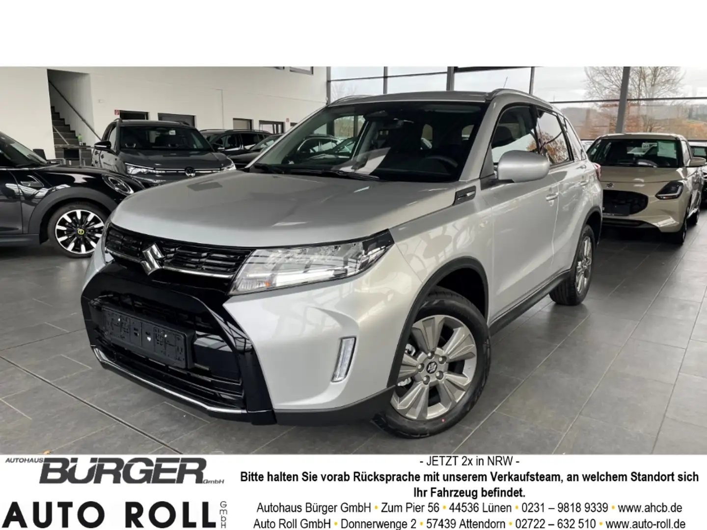 Suzuki Vitara 1.4 Comfort Facelift AT Navi LED ACC Kamera SitzHZ Argent - 1