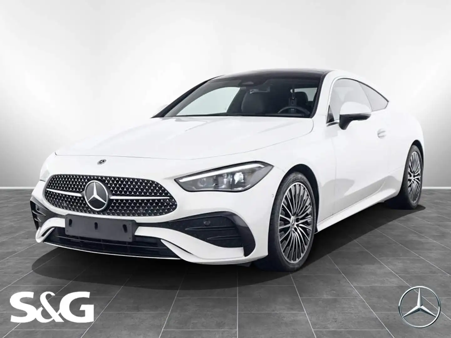 Mercedes-Benz CLE 200 Coupé AMG Totwink+Spurhalte+Pano+LED+ Fehér - 1