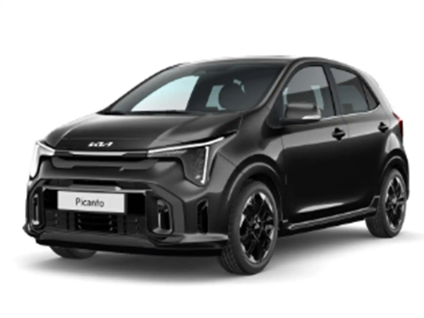 Kia Picanto 1.2 MPI 79 GT LINE Zwart - 1