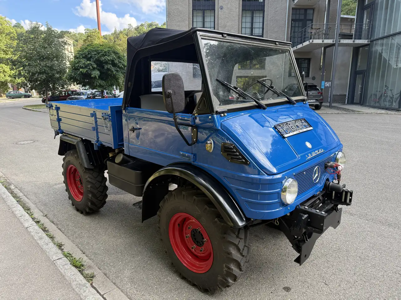 Unimog 421 Cabrio total restauriert TÜV und H-Zul., foto 3