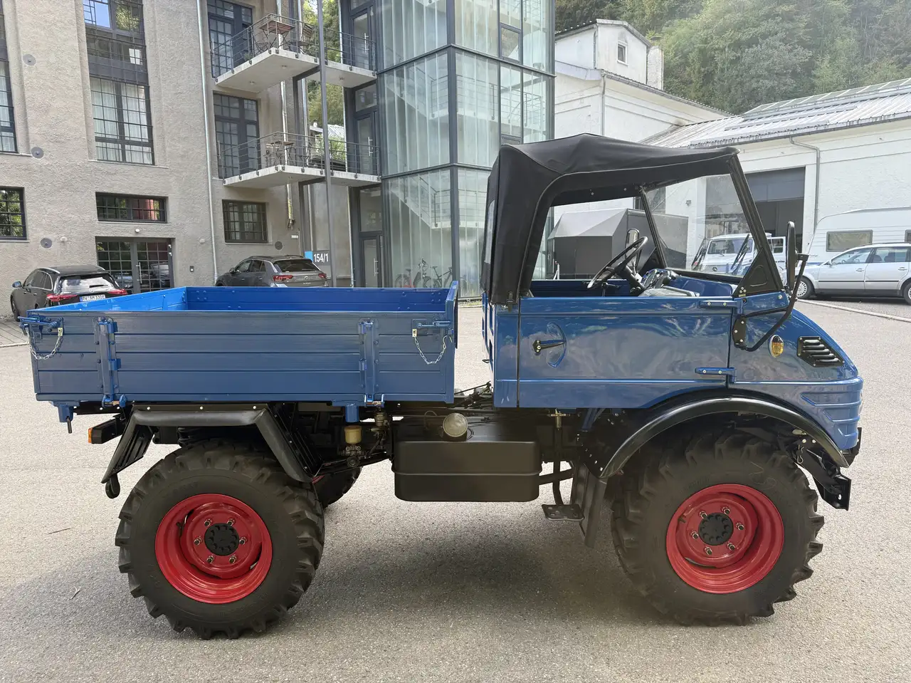 Unimog 421 Cabrio total restauriert TÜV und H-Zul., foto 6