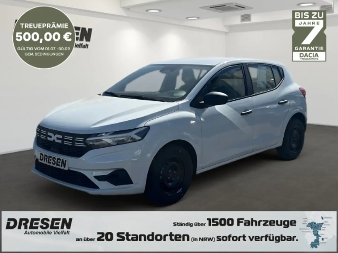 Dacia Sandero Essential TCe 90 *Klima*LED*Tempomat*uvm. Weiß - 1