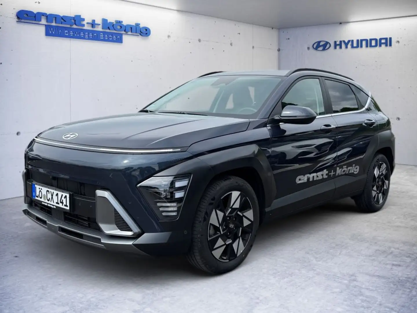 Hyundai KONA 1.6 T-GDI DCT 4WD Prime Blau - 1