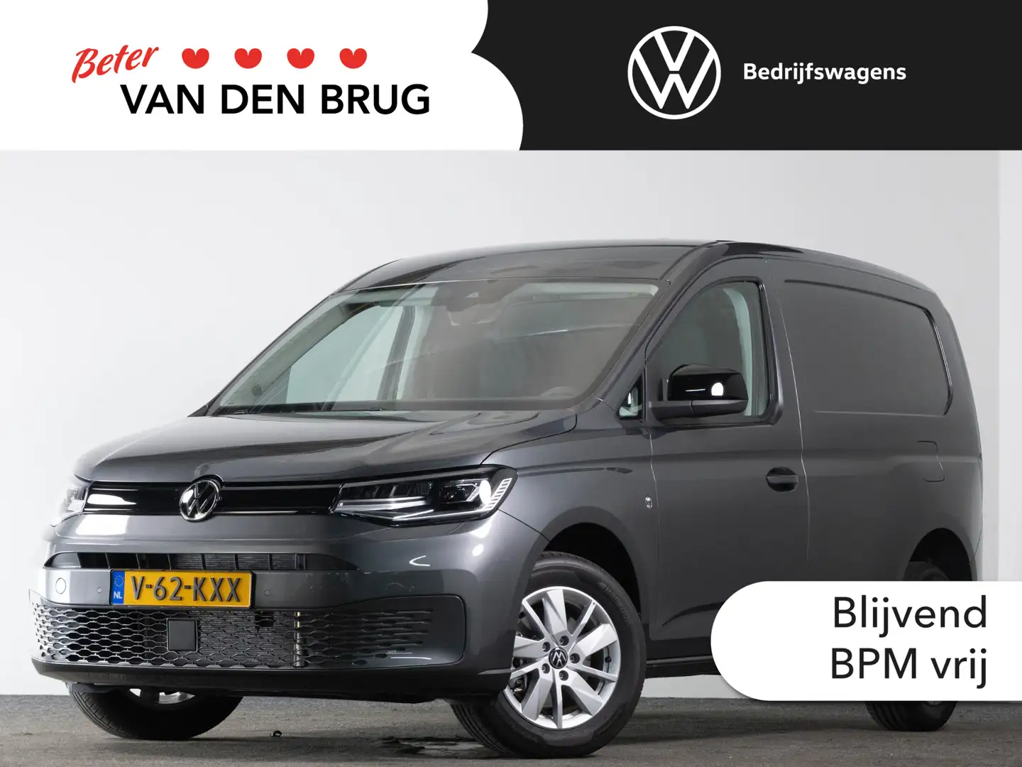 Volkswagen Caddy Cargo 2.0 TDI 122pk DSG Style | LED | Digital cock Grau - 1