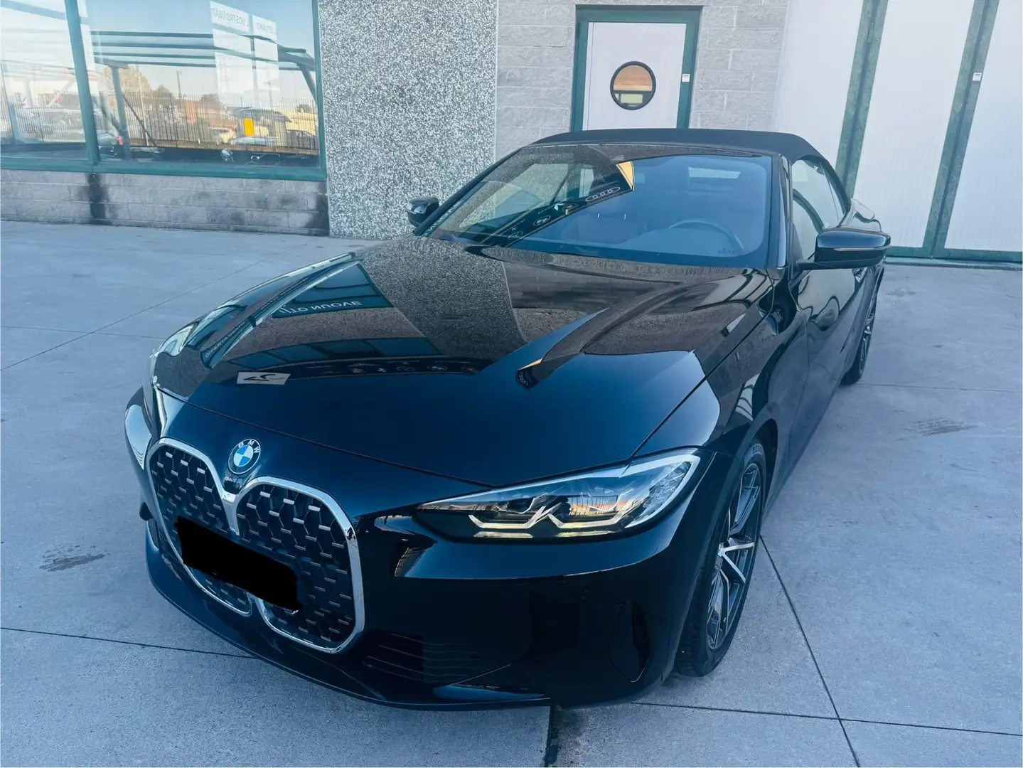 BMW 420 Cabrio 420i Cabrio Msport auto Iva esposta! Nero - 2