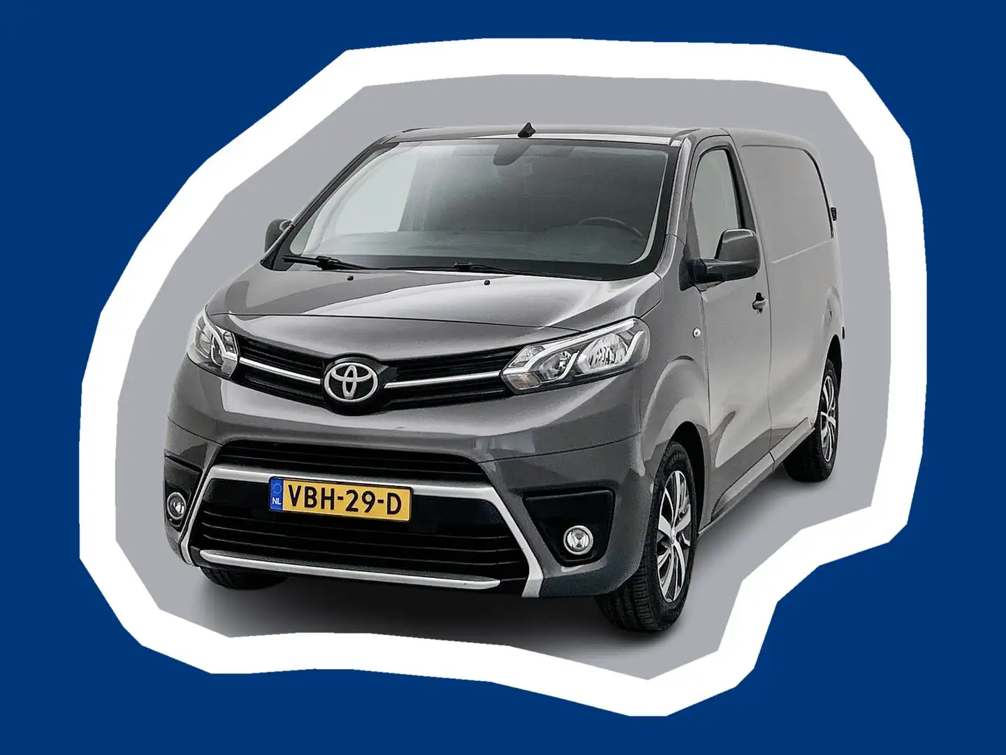 Toyota Proace Worker 2.0 D-4D Navigator Marge (btw-vrij) Navigat Grau - 1