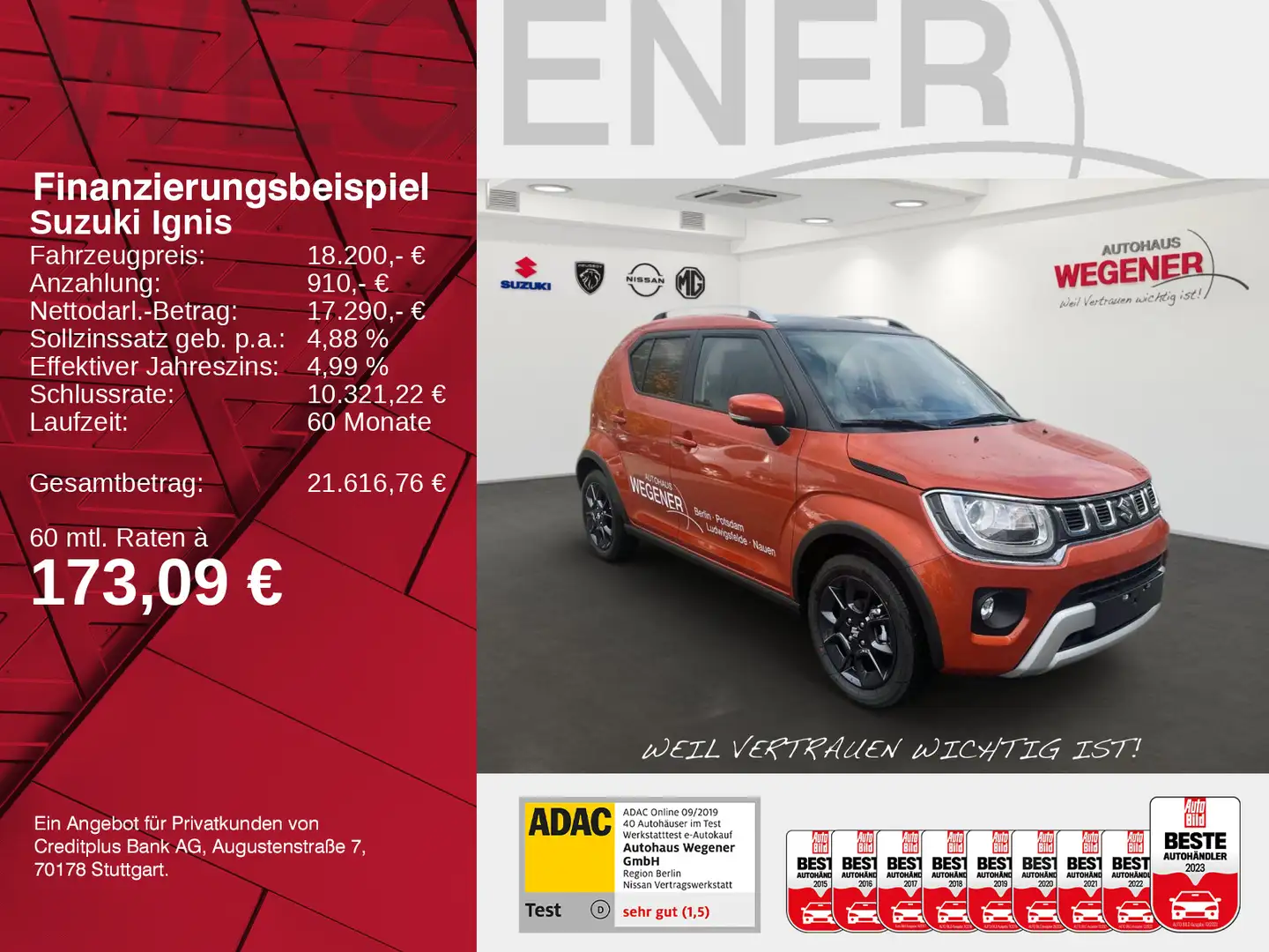 Suzuki Ignis IGNIS Comfort+ Hybrid Orange - 2