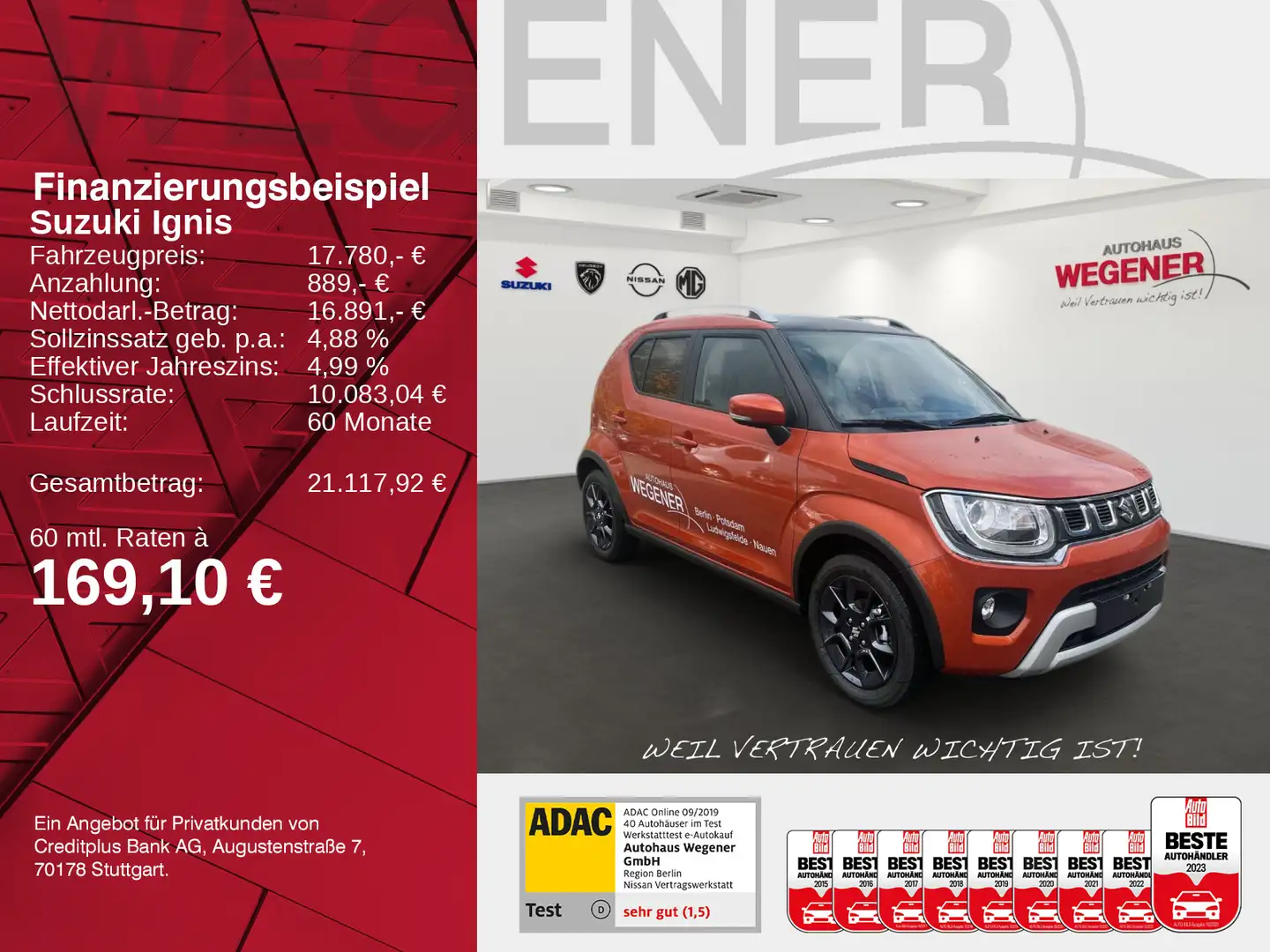 Suzuki Ignis IGNIS Comfort+ Hybrid Orange - 2