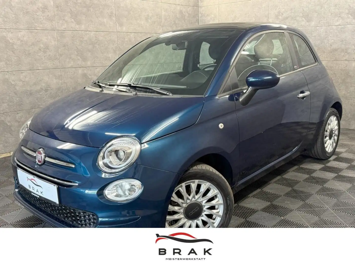 Fiat 500C 500c Cabrio Lounge Tempo*PDC*Automatik*Klimaauto Blau - 1