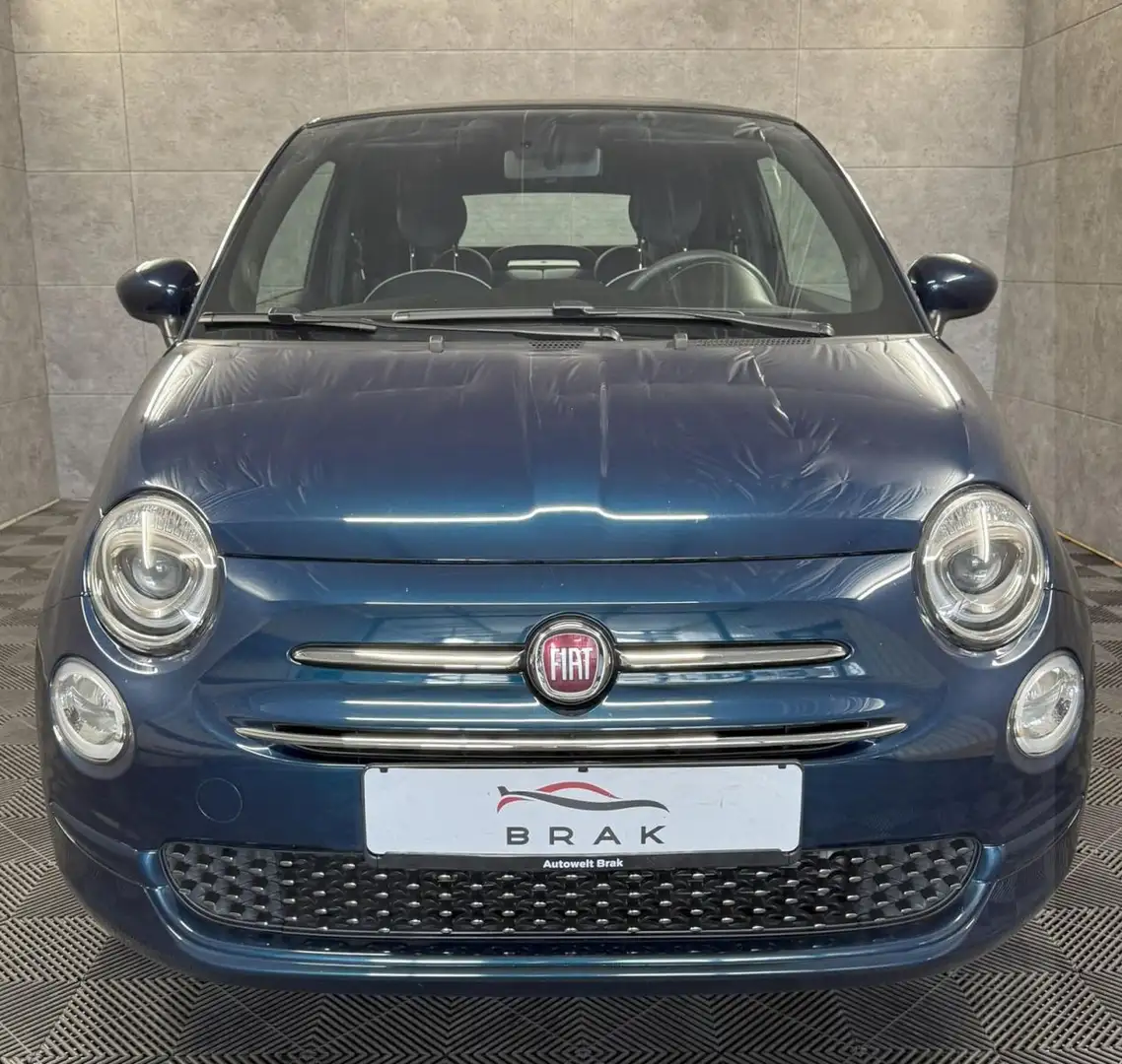 Fiat 500C 500c Cabrio Lounge Tempo*PDC*Automatik*Klimaauto Blau - 2