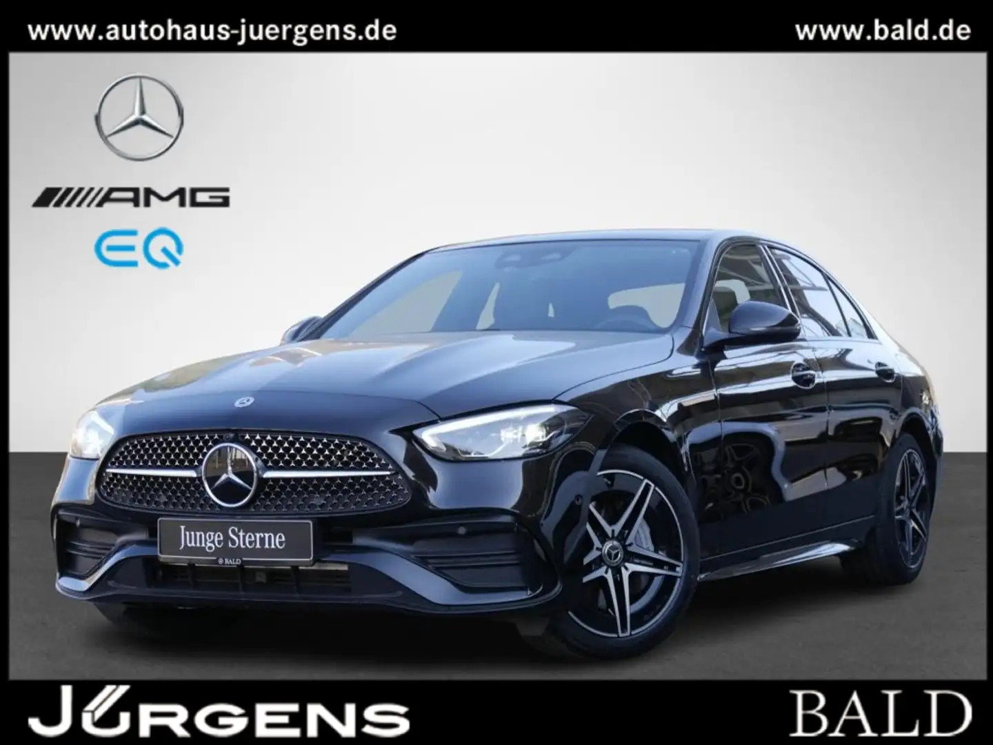 Mercedes-Benz C 300 e AMG/Wide/LED/Pano/AHK/Memory/Night/18" Czarny - 2