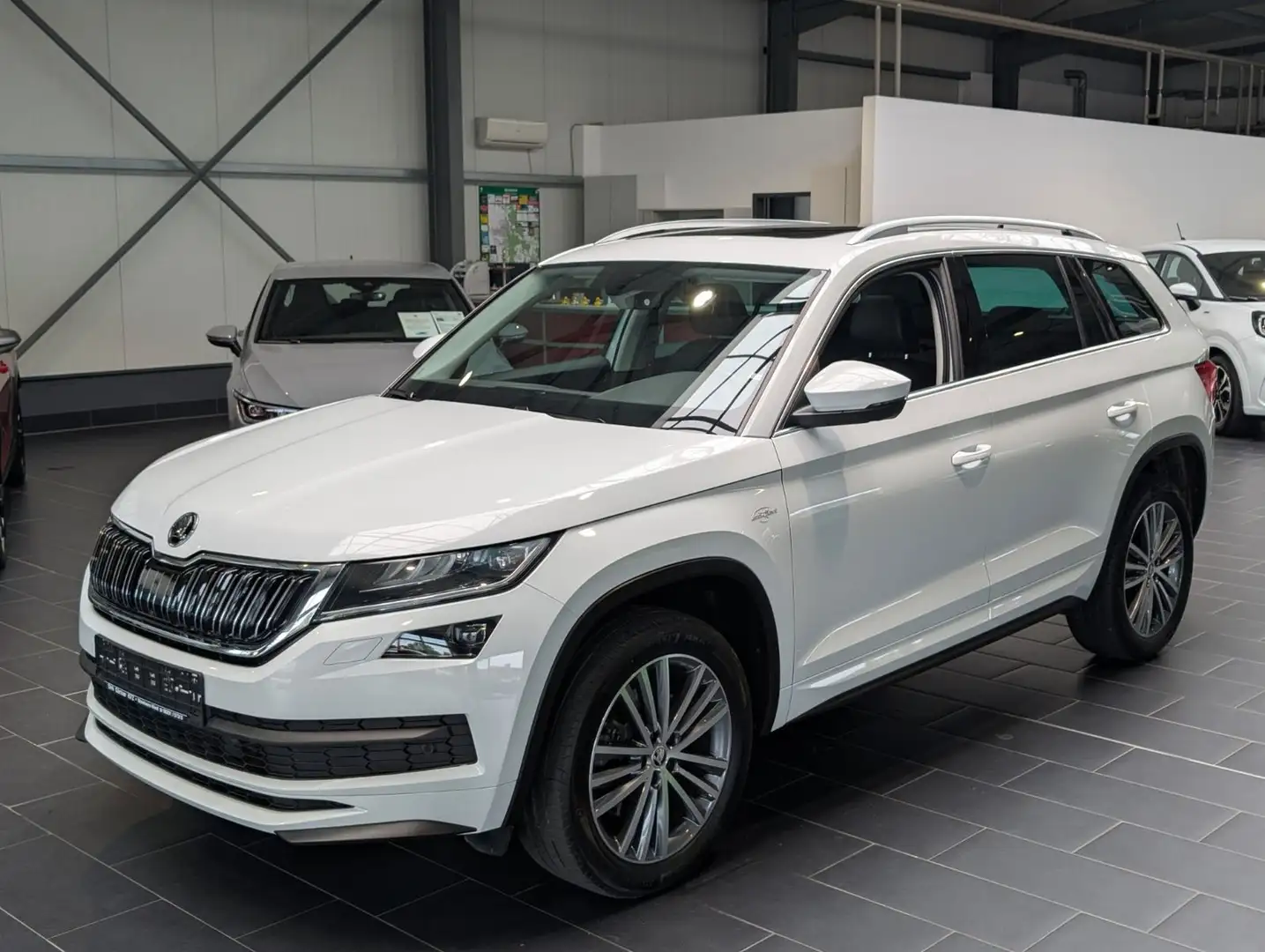 Skoda Kodiaq 2.0 TDI 4x4 DSG L&K Kamera Navi Sound Weiß - 1