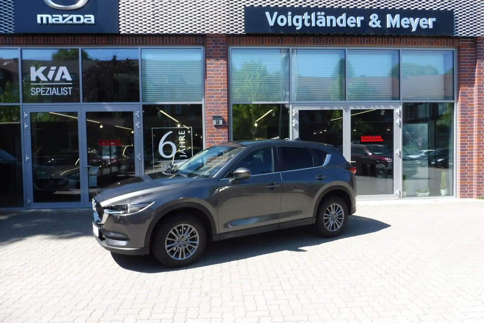 Mazda CX-5 Exclusive Navi HeadUp 1.Hand Scheckheft Grigio - 1
