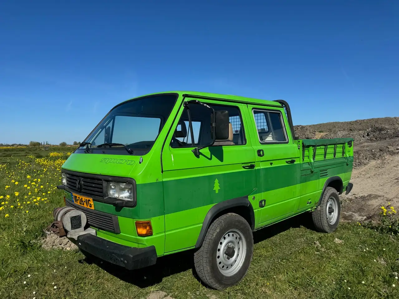 Volkswagen T3 GERESERVEERD 16" Syncro TD 4-dr doka, foto 2