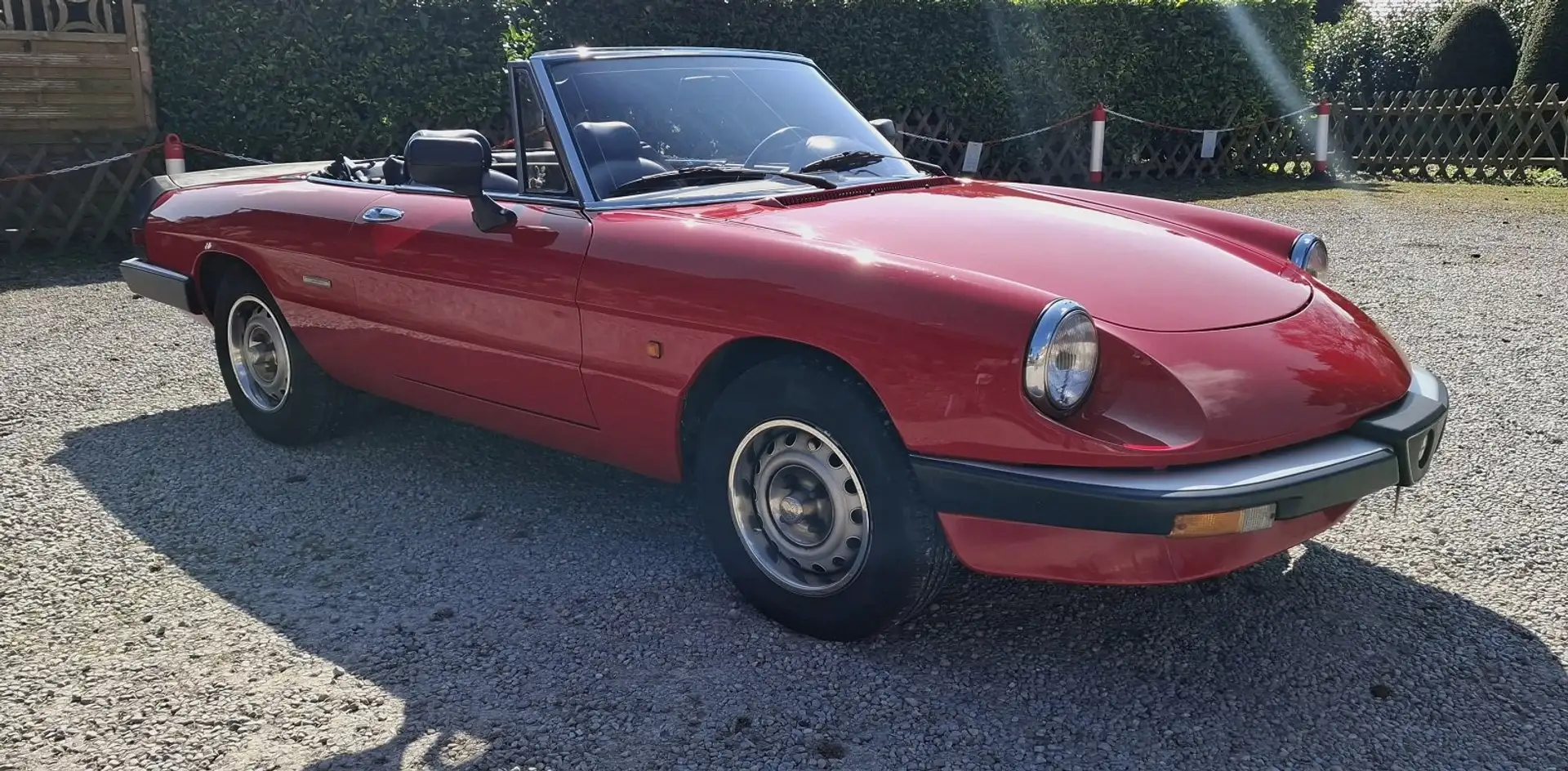 Alfa Romeo Spider Tüv 4/2027 & H-Zulassung - TOP! Rot - 2