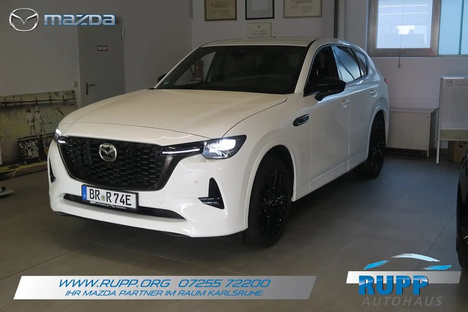 Mazda 2 025 Mazda CX-60 5WGN 2.5L e-SKYACTIV PHEV 327ps 8A Weiß - 1