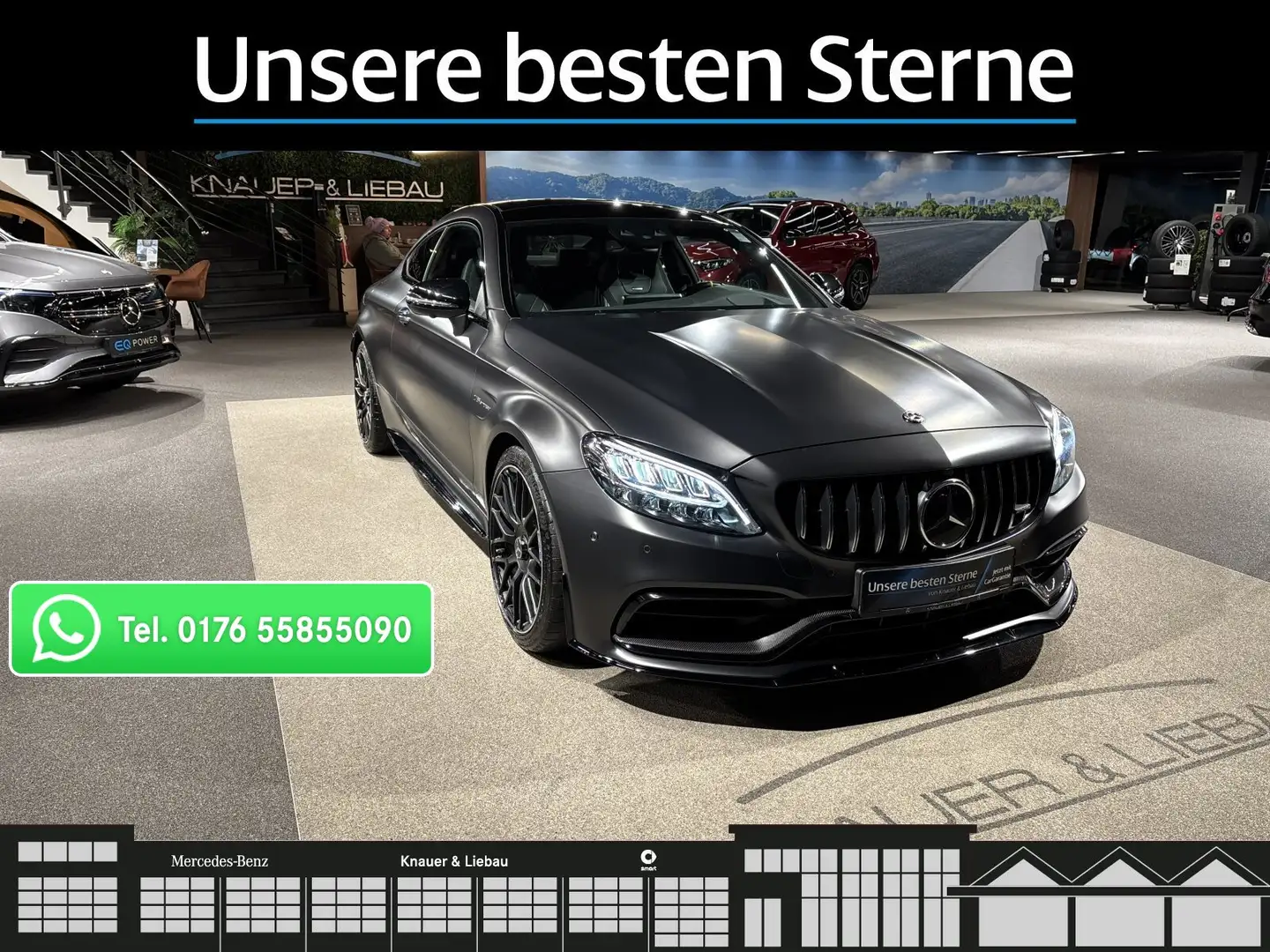 Mercedes-Benz C 63 AMG Mercedes-AMG C 63S Cp FAP*Pano*Burm*Memory*360° Grau - 1