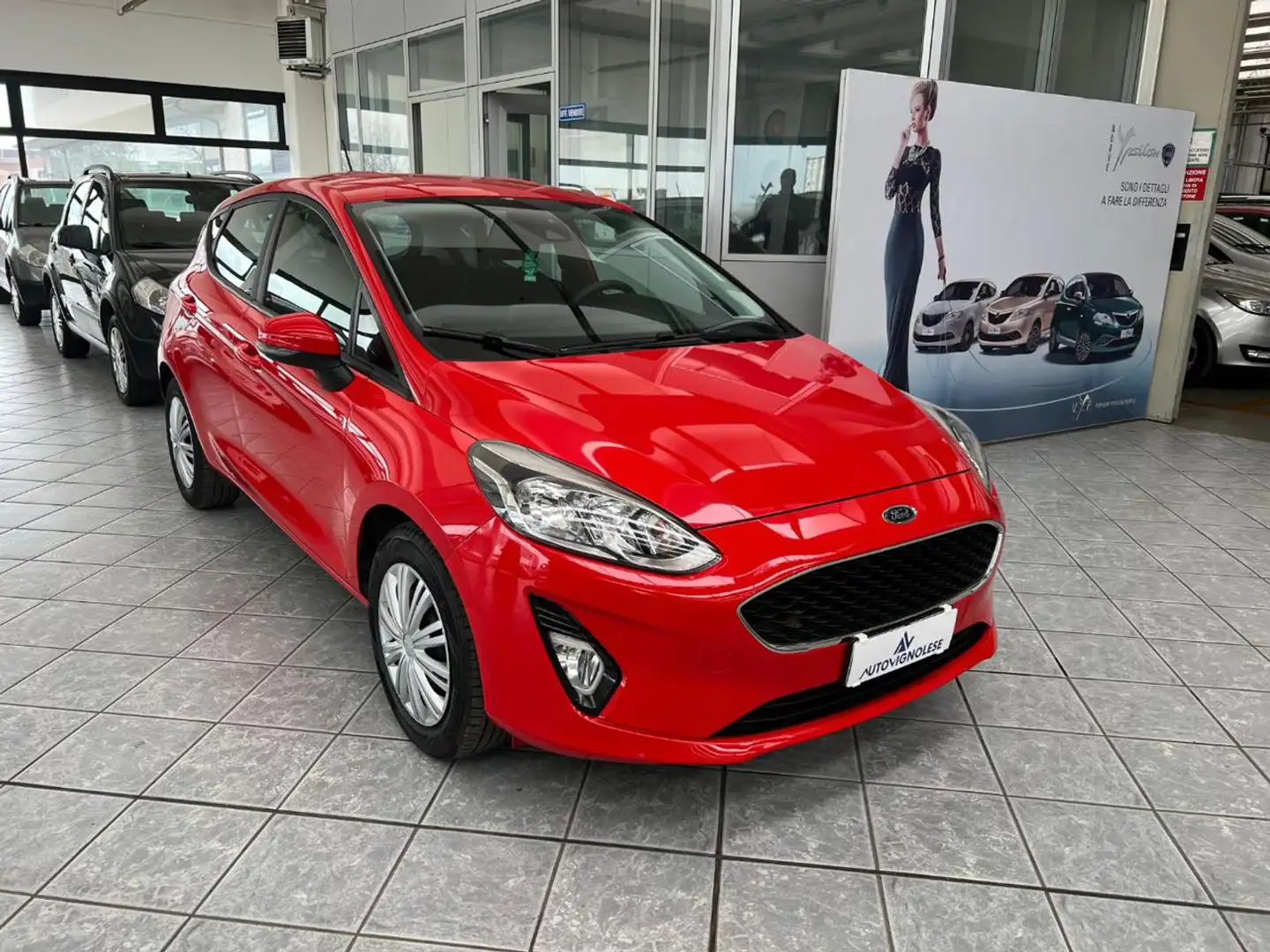 Ford Fiesta 1.1 5 porte Plus -anche neo pat Rosso - 1