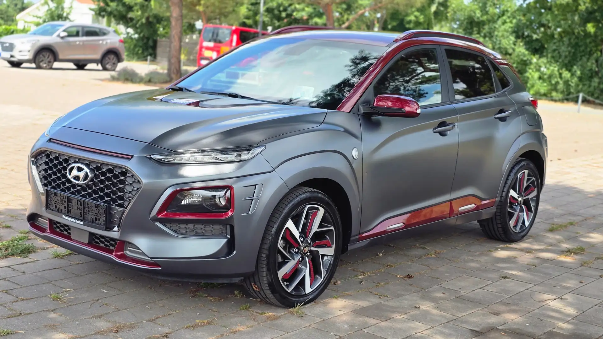 Hyundai KONA Iron Man Edition 2WD DCT HUD LEDER KAM LED MATTLAC Grijs - 2