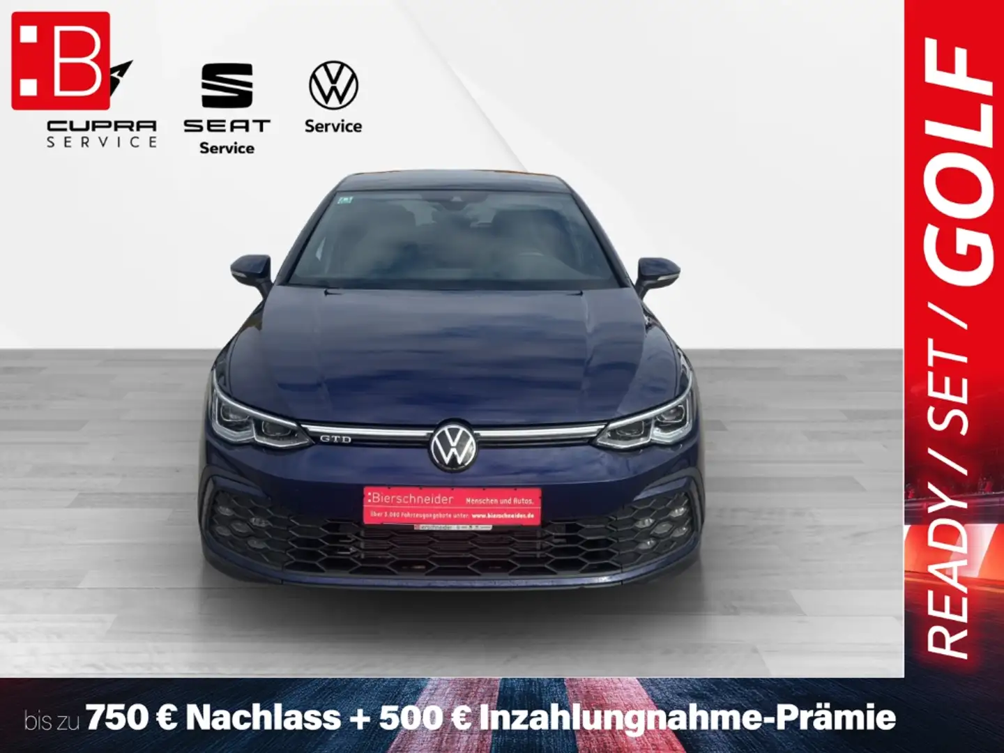 Volkswagen Golf 8 2.0 TDI DSG GTD IQ-LIGHT DIGITAL COCKPIT 19 PANO Blau - 1
