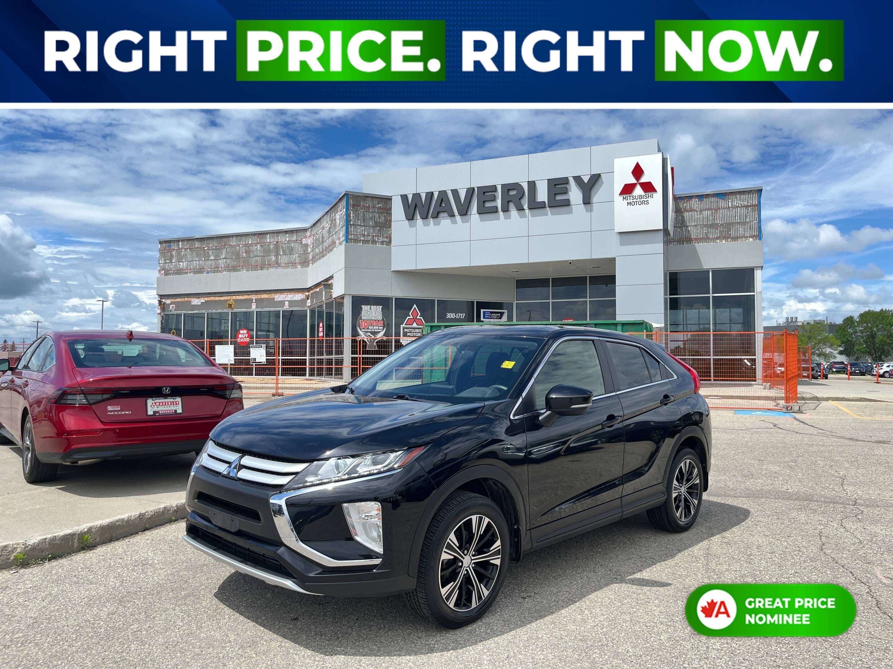 Black 2020 Mitsubishi Eclipse Cross SUV / Crossover All-Wheel Drive Automatic