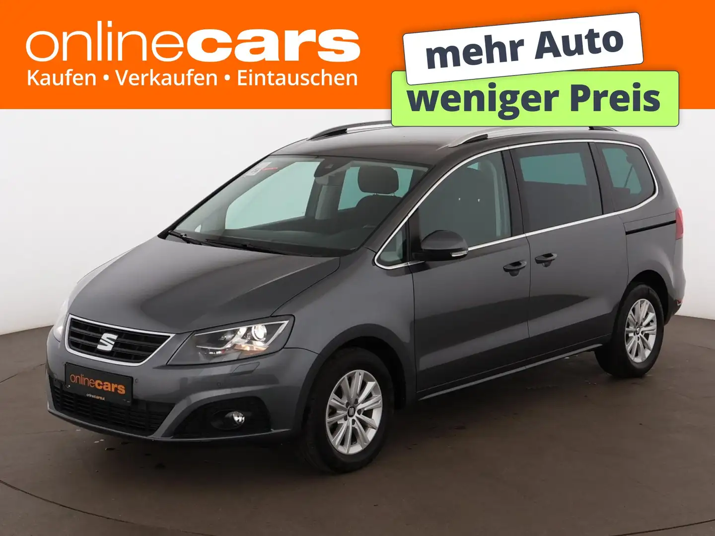 SEAT Alhambra 2.0 TDI Business XENON 7-SITZER NAVI Grau - 1
