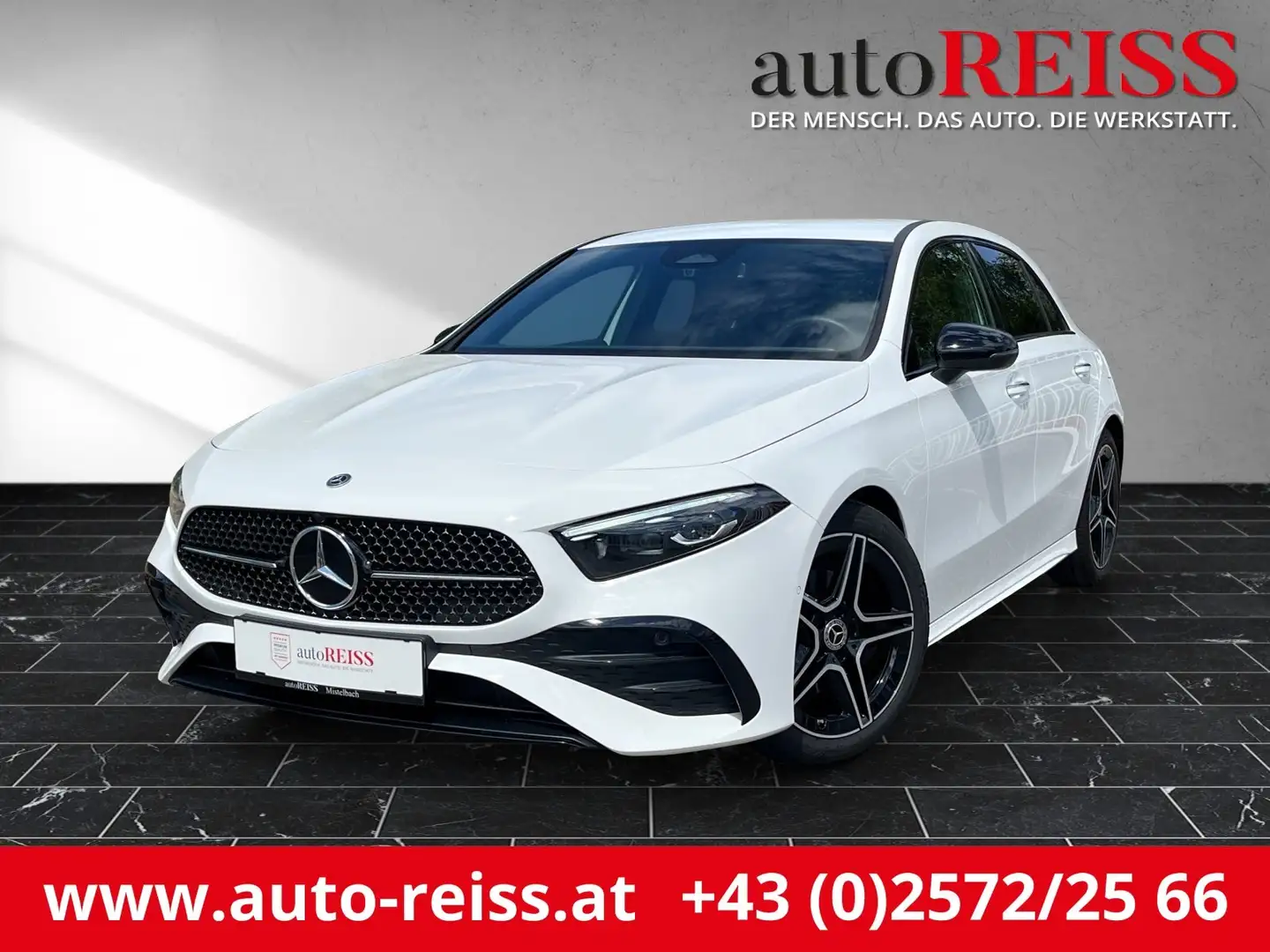 Mercedes-Benz A 200 d /// AMG-Line, Multibeam Blanc - 1