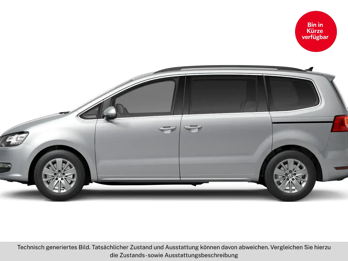 Volkswagen Sharan CL TDI SCR 4MOTION DSG 5-Sitzer Silber - 2