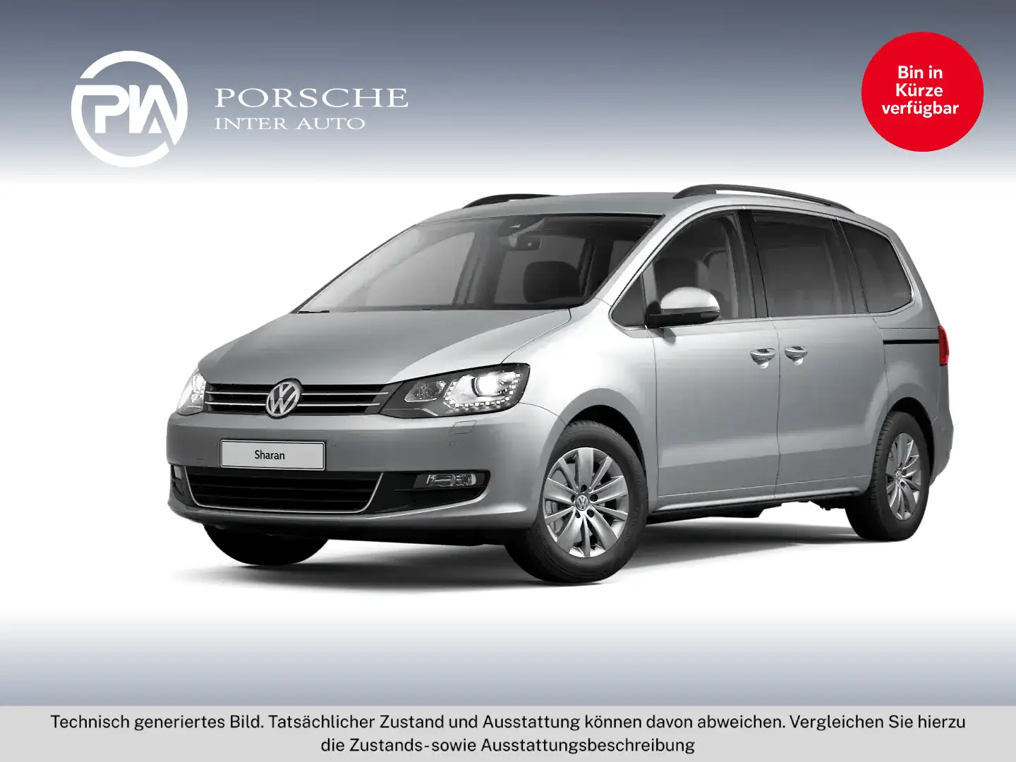Volkswagen Sharan CL TDI SCR 4MOTION DSG 5-Sitzer Silber - 1