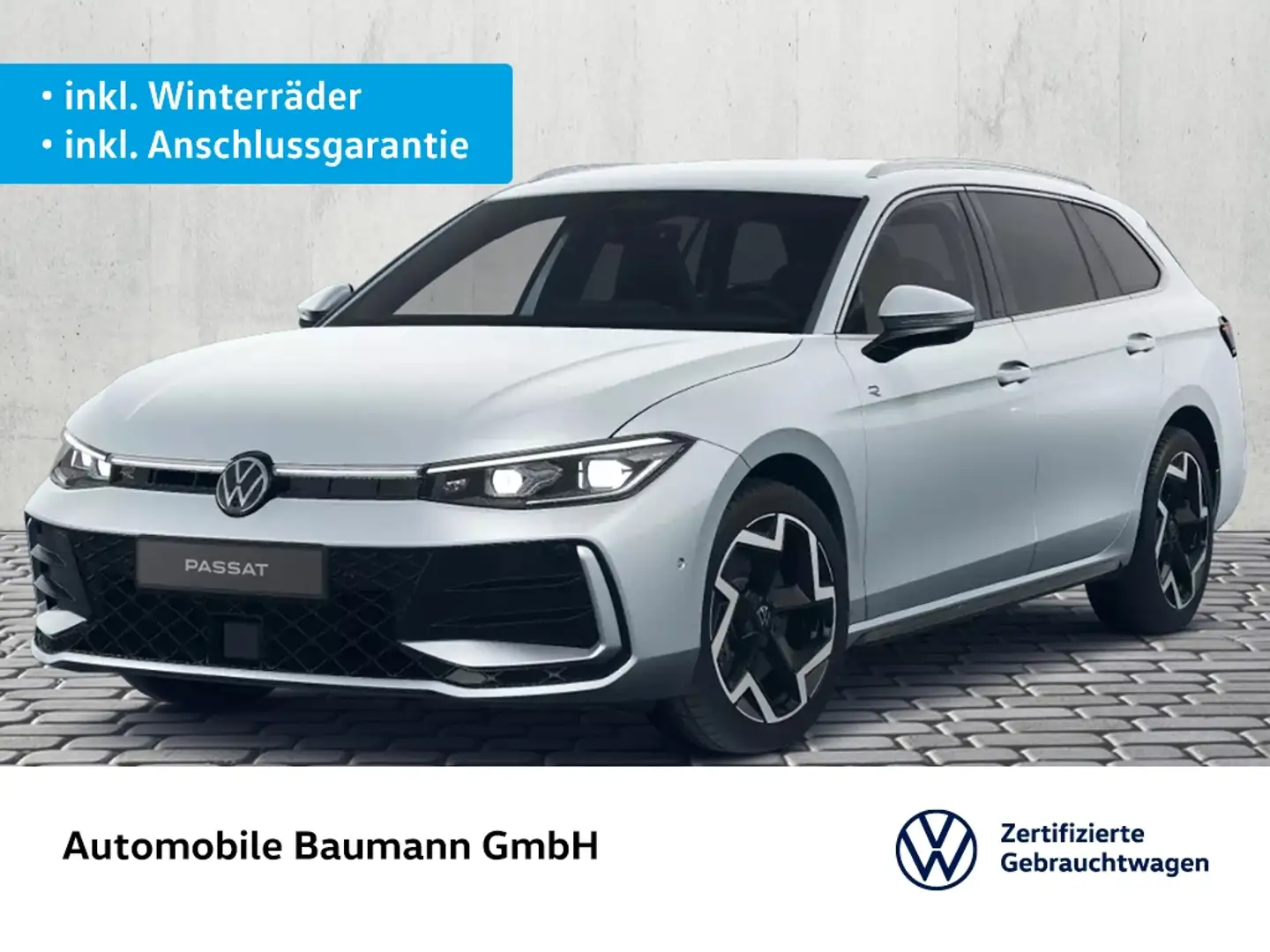 Volkswagen Passat Variant 2.0 TDI 4M R-LINE *AHK*STDHZG* Argent - 1