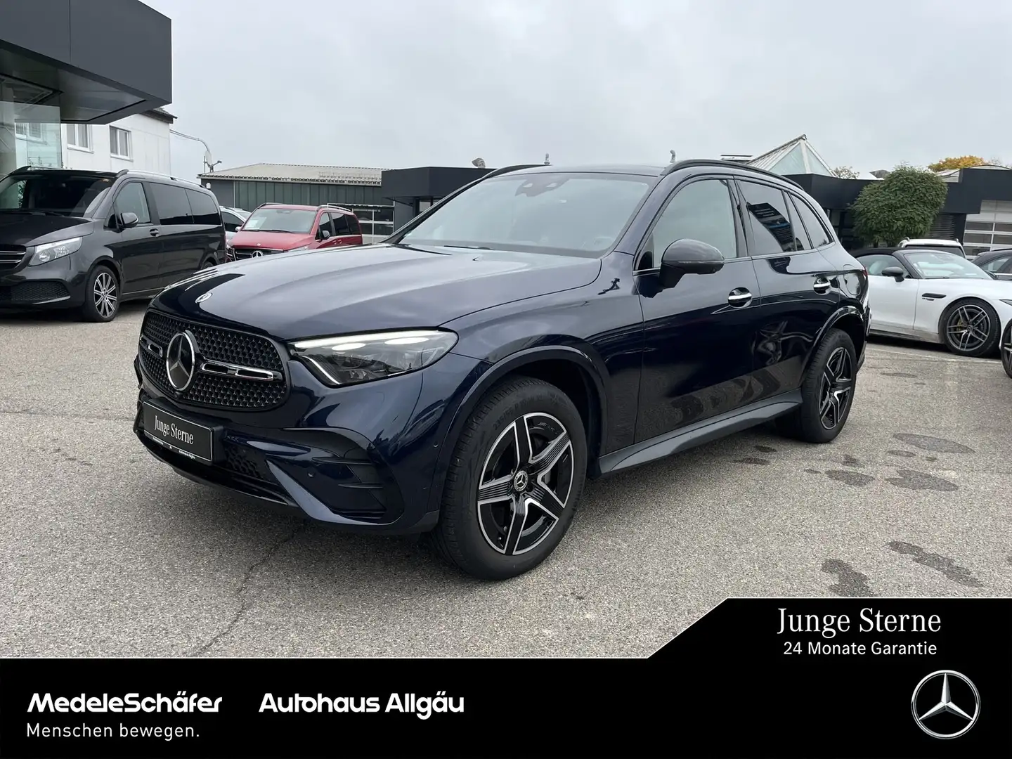 Mercedes-Benz GLC 300 GLC 300 e 4M AMG Night AHK Distronic Pano 360° Blau - 1