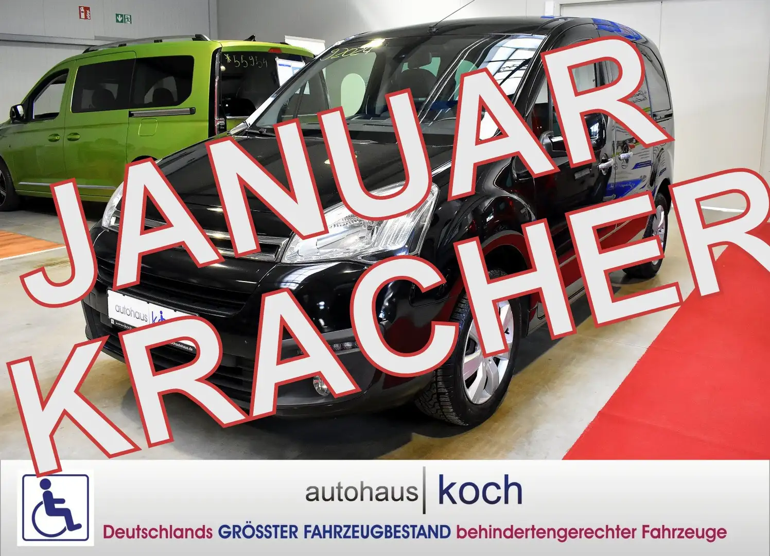 Citroen Berlingo 1.6 VTi 95 EU6 Selection behindertengerecht Noir - 1