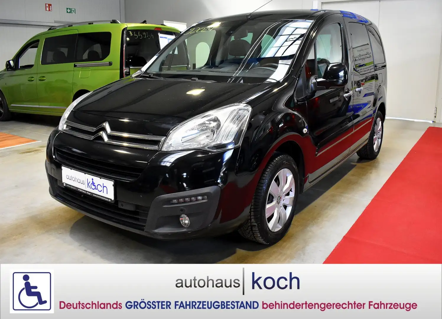 Citroen Berlingo 1.6 VTi 95 EU6 Selection behindertengerecht Zwart - 1