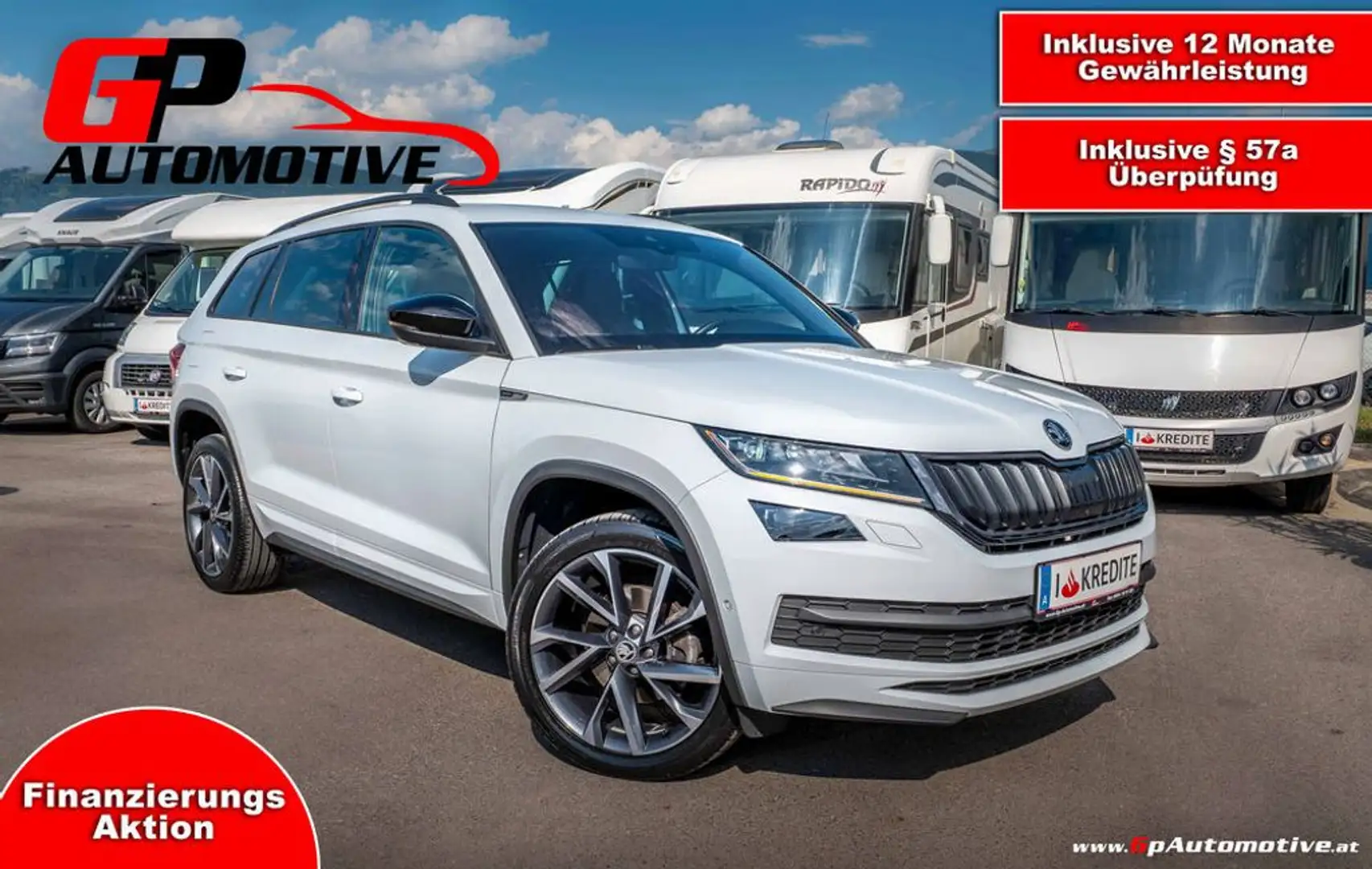 Skoda Kodiaq Sportline 4x4 Bianco - 1