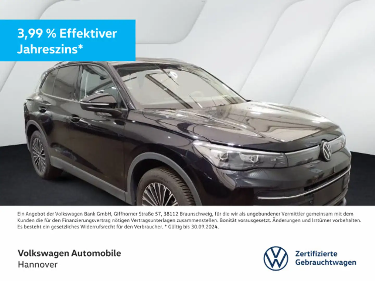 Volkswagen Tiguan 2.0 TDI DSG Life Navi AHK LED ACC DigCock Noir - 1