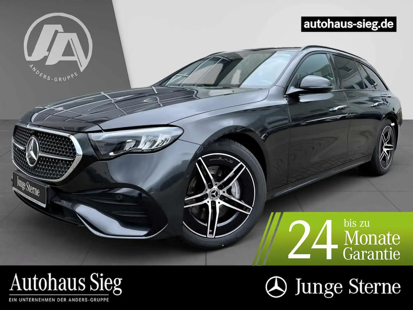 Mercedes-Benz E 200 T AMG+MBUX+Distr+LED+Kam+Key+EASY-P+Apple Grau - 1
