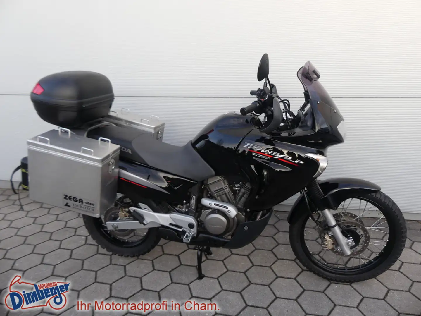 Honda Transalp 650 RD11A 1. Hand TOP mit Alu Koffer Zwart - 1