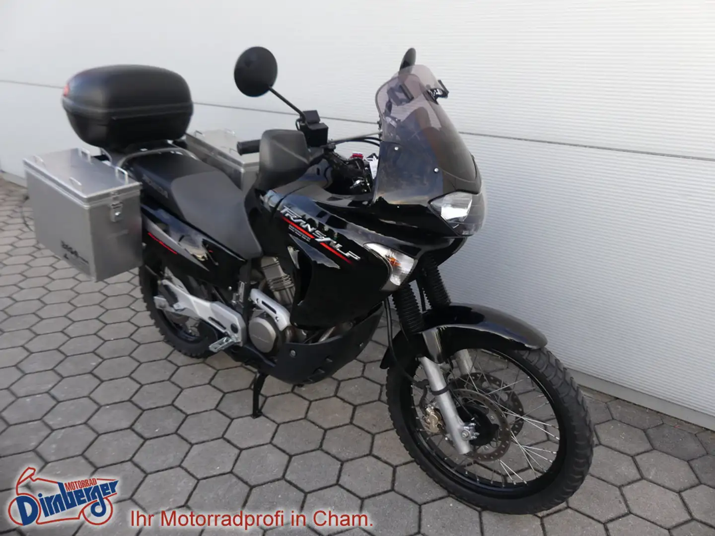 Honda Transalp 650 RD11A 1. Hand TOP mit Alu Koffer Zwart - 2