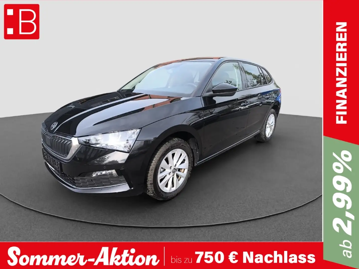 Skoda Scala 1.0 TSI Selection LED PDC SHZ DAB SMARTLINK Schwarz - 1
