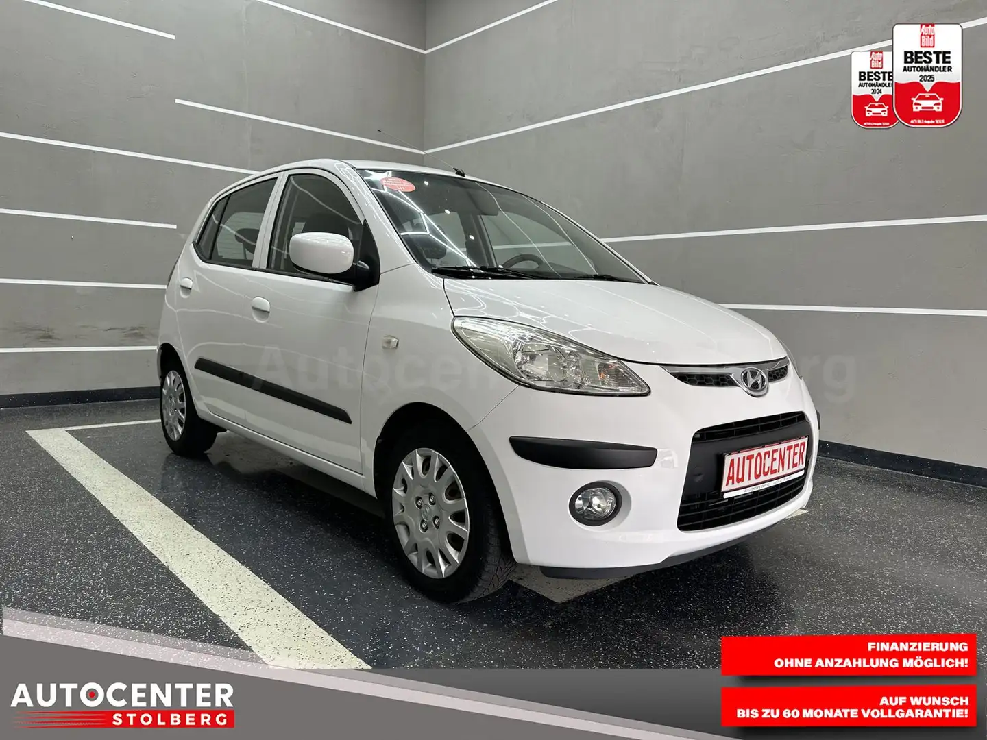 Hyundai i10 Classic "1 HAND-WENIG KM-KLIMA-CD-AUX IN" Weiß - 2