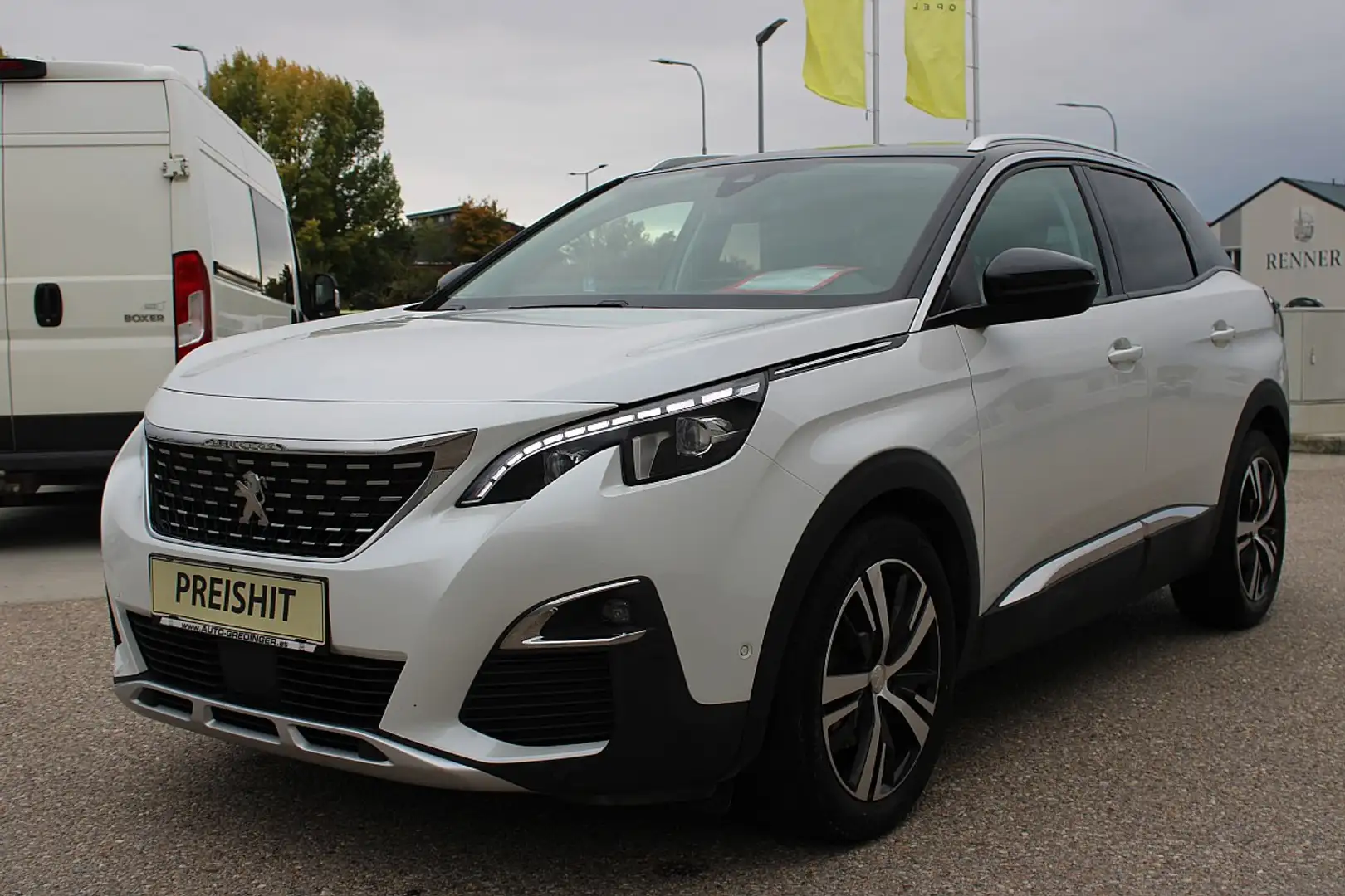 Peugeot 3008 2,0 BlueHDi 150 S&S 6-Gang Allure Weiß - 1