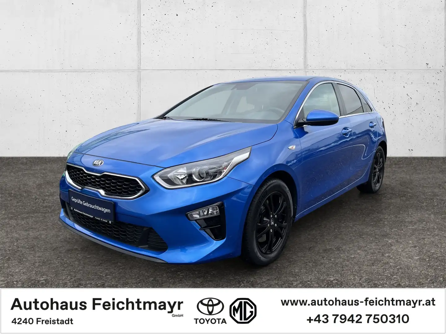 Kia Ceed / cee'd 1,0 T-GDI GPF 5t. Bleu - 1