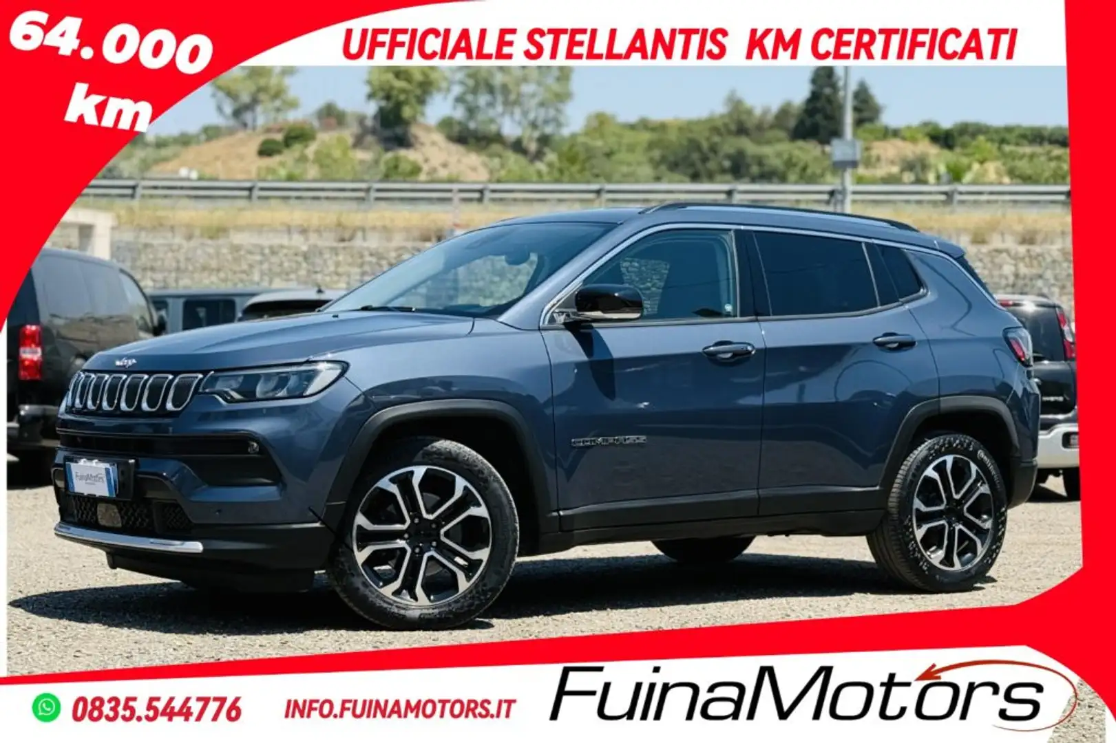 Jeep Compass 1.6 Multijet II 2WD Limited Blau - 1