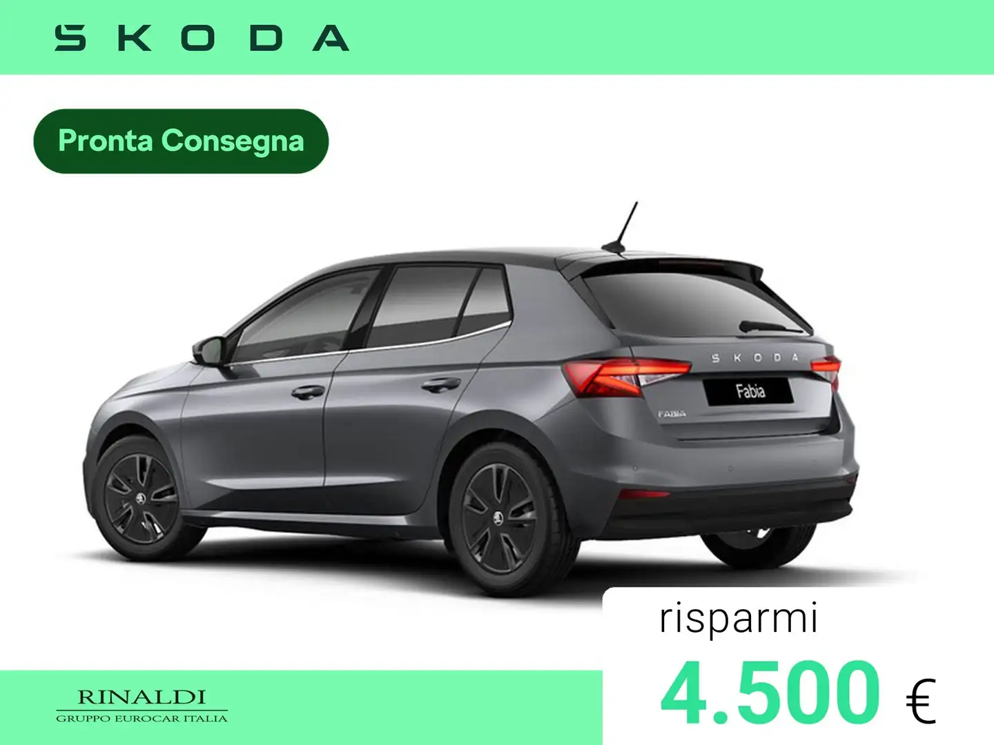 Skoda Fabia 1.0 tsi evo 130 edition 115cv Grigio - 2