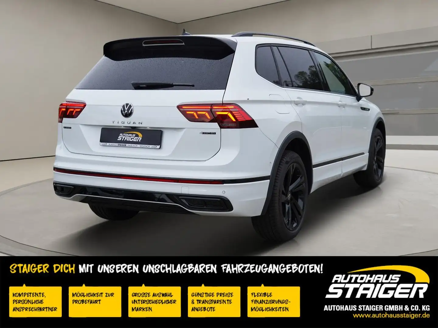 Volkswagen Tiguan Allspace R-Line R-Line+BlackStyle+SHZ+KAMERA+ 140 kW (19... Weiß - 2